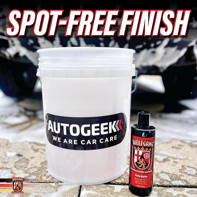 Wolfgang Auto Bathe | Premium Car Wash Shampoo | Deep Cleans & Enhances Paint Protection | Gentle Formula for Automotive Finishes | WG-1002 | 128oz