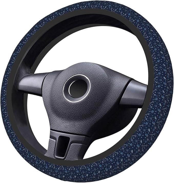 Car Steering Wheel Cover 15 Inch Leather Breathable Universal Auto Steering Wheel Protector Fit Auto Suvs Van Truck - Play Hockey 3