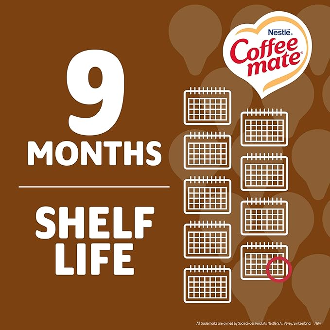 Nestle Coffee mate Coffee Creamer, Snickers, Liquid Creamer Singles, Non Dairy, No Refrigeration, 0.375 fl oz Tubs (Pack of 200)