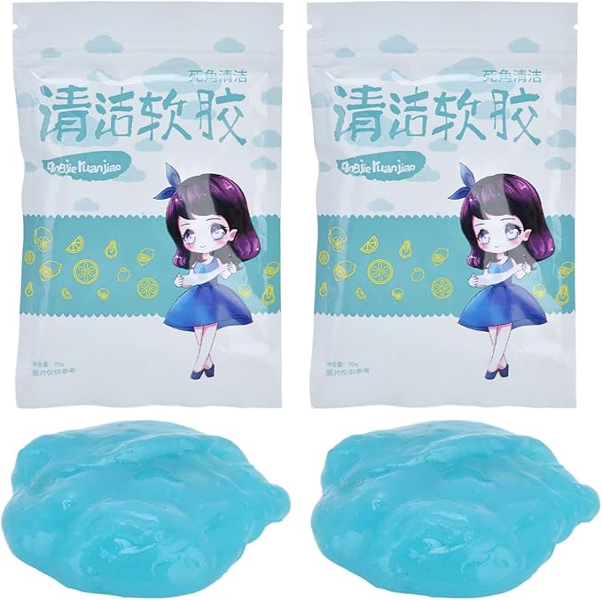 Keyboard Cleaner, Cleaning Gel Dusting Gadget Practical Portable, Car Gel Cleaner for Automotive Air Vent Mobile Phone Laptop Keyboard