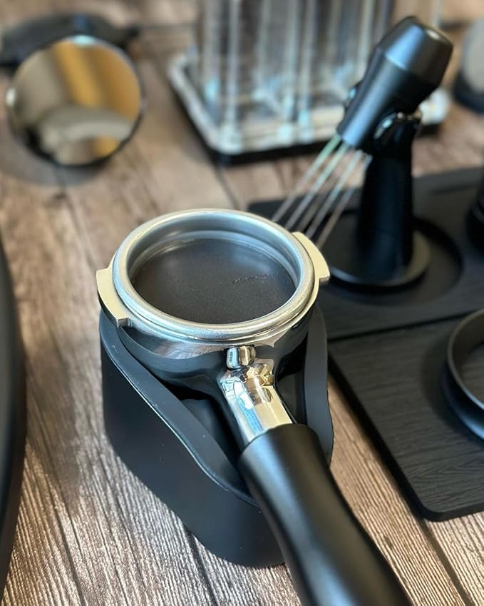Normcore 58.5mm Ultra-Slim 0.2 mm Puck Screen - Lower Shower Screen - Metal Coffee Reusable Filter for 58mm Portafilter - 200-micron Laser etched - 316 Stainless Steel with Titanium PVD Coating