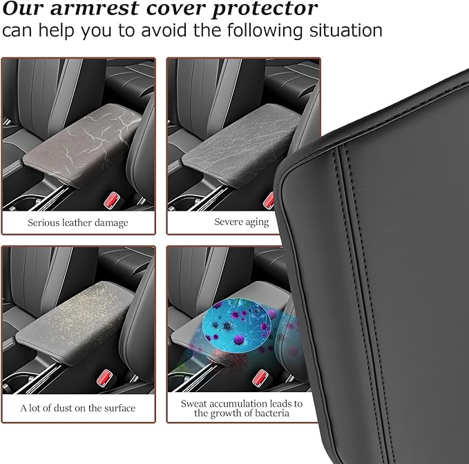 SKTU for 2025 2026 Acura ADX Center Console Cover for 2025 2026 Acura ADX (Base/A-Spec/A-Spec Advance) Armrest Cover Acura ADX 2025 2026 Accessories 2025 2026 ADX Soft Center Console Cushion-Durable