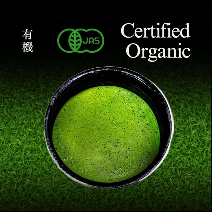YEDOENSIS Pure Ceremonial Matcha "Somei-Yoshino" - Organic Japanese Green Tea Ceremonial Matcha Powder, JAS Certified Organic, Vegan, Gluten-Free (40g)