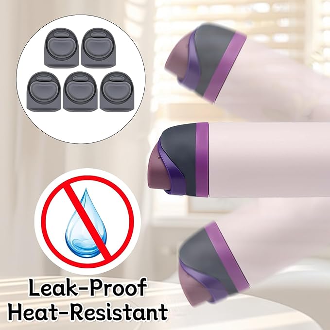 5pcs Replacement Stopper Seal Compatible with Owala FreeSip 24oz 32oz,Water Bottle Lid Insert Cap Rubber Seal Parts for Owala 16/19/24/32/40oz Spout Gasket Mouth piece Accessories F1