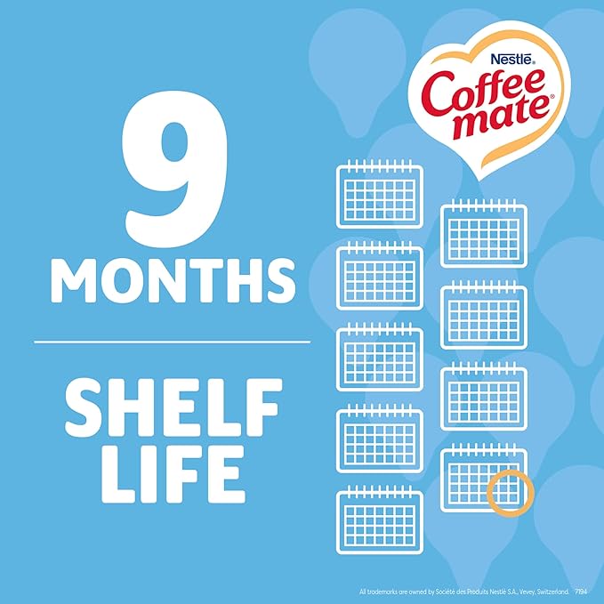 Nestle Coffee mate Coffee Creamer, French Vanilla, Liquid Creamer Singles, Non Dairy, No Refrigeration, 0.375 fl oz Tubs (Pack of 200)