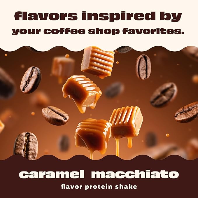 Coffee Lovers Bundle: Premier Protein Caramel Macchiato Protein Shake + Café Latte Protein Powder