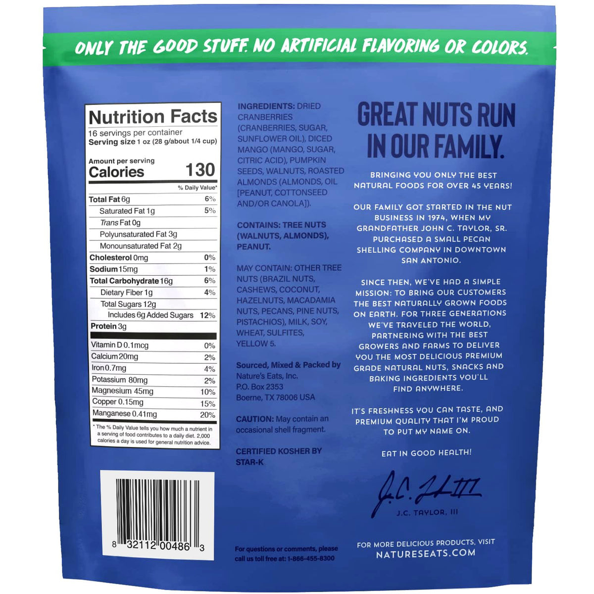 Nature's Eats Protein Trail Mix, 16 Oz