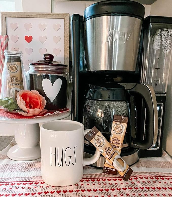 Coconut Cloud: Dairy-Free Coffee Creamer | Minimally Processed, Shelf Stable. Made from Coconut Powdered Milk. | Vegan, Gluten Free, Non-GMO. (Home, Office, Travel), Creamers (Vanilla - 20 Sticks)