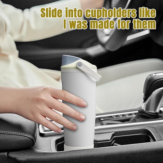 2PCS Silicone Boot Compatible with Owala 30oz & 40oz FreeSip Sway Bottles & Tumblers, Protective Anti-Slip Bottom Cover Sleeve for Freesip Sway Tumbler