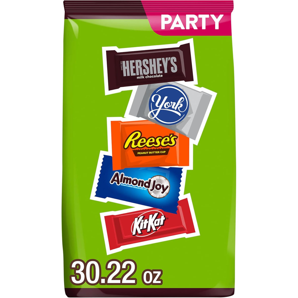 Hershey Assorted Chocolate Flavored Candy Party Pack, 25 oz