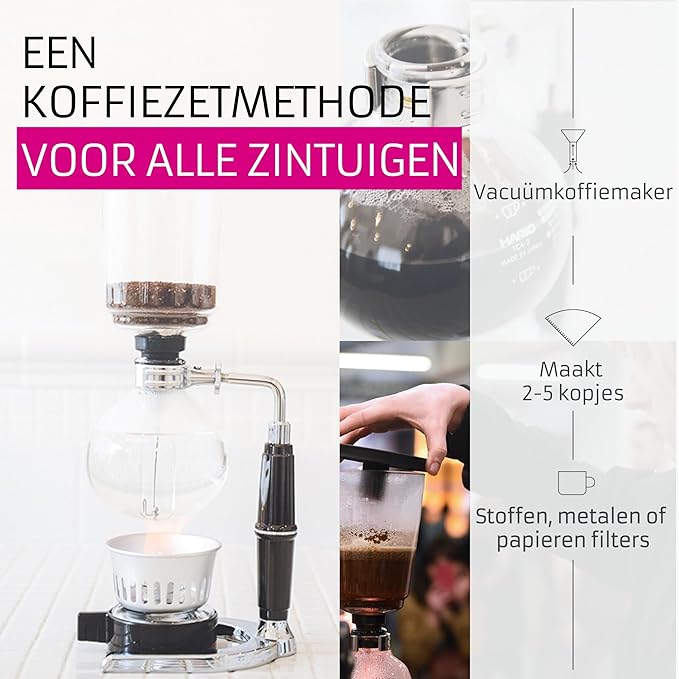HARIO Technica Three Cup Coffee Siphon, 360ml