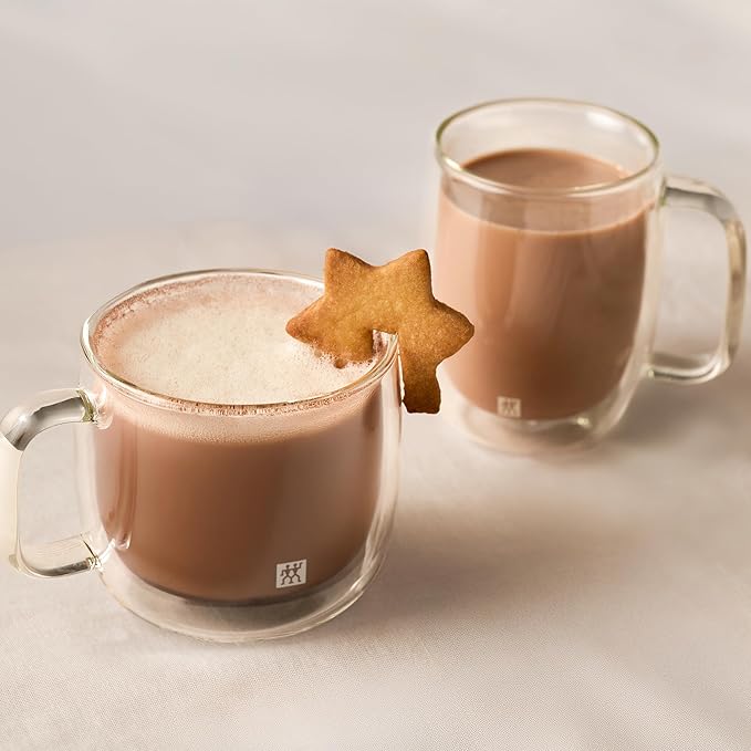 ZWILLING Sorrento Plus 2-pc Double-Wall Glass Cappuccino Mug Set