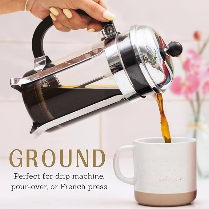 Hawaiian Isles Coffee Hazelnut Flavored, Light Roast Ground Coffee, Roasted with Aloha - 8 Ounce Bag