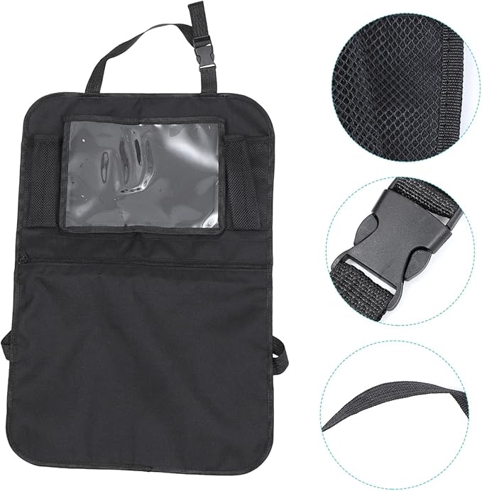 Car Seat Storage Organizer Bag Multi Hanging Pockets Easy to Install Capacity for and More for Backseat Convenience Cars Suvs and Minivans