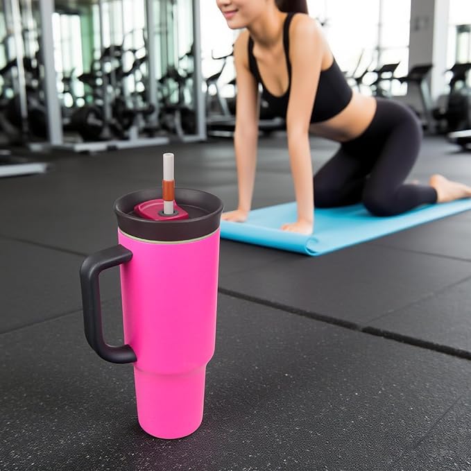 Replacement Straws for Owala 40oz Tumbler, 6 Colours with 1 Brush (6 Pack for 40oz)