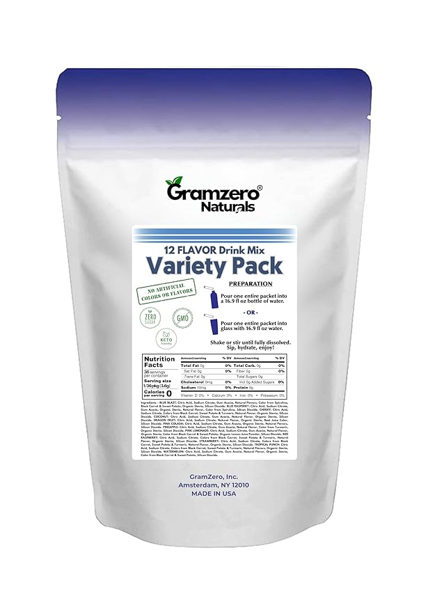 Drink Mix - 2GO (All NATURAL Variety - 12 Flavor)