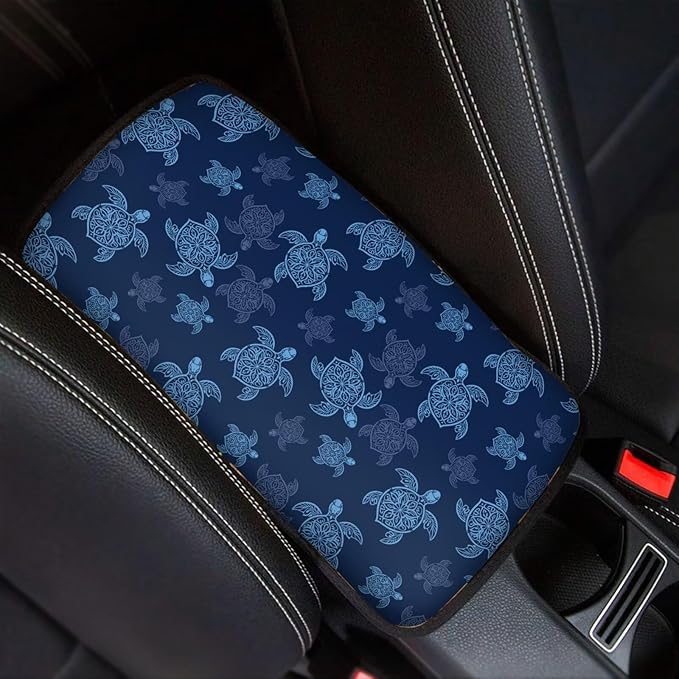 Biyejit Car Center Console Armrest Cushion Cover Pad Car Interior Decor Accessories Universal Fit for Sedan, Truck, SUV