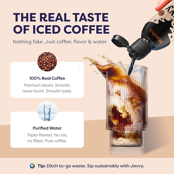 Coffee Concentrate - Cold Brew Coffee, Perfect for Hot or Iced Instant Coffees, Hot Drinks, Cold Brew Concentrate, 2 Pack - Mocha