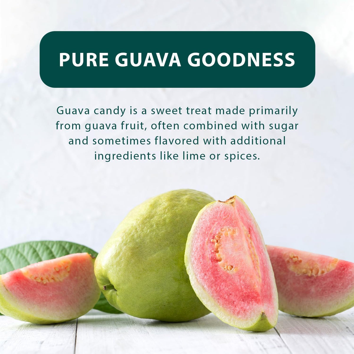 Hongyuan Guava Candy, 12.3 oz (Pack of 1) Asian Fruit Hard Candy, Sweet & Tangy Tropical Flavor, Individually Wrapped for Sharing & Snacking