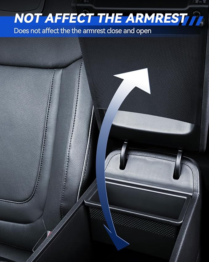 Armrest Cover for 2022 2023 2024 2025 2026 Hyundai Tucson (SE/SEL/SEL Convenience/XRT/N Line/Limited) Accessories Center Console Middle Lid Pad Protector for Car Elbow Rest