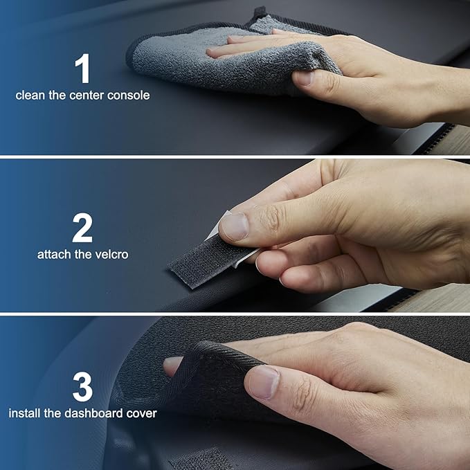 Dashboard Dash Cover Mat Carpet Compatible with 2018-2021 2022 2023 2024 Toyota Camry.