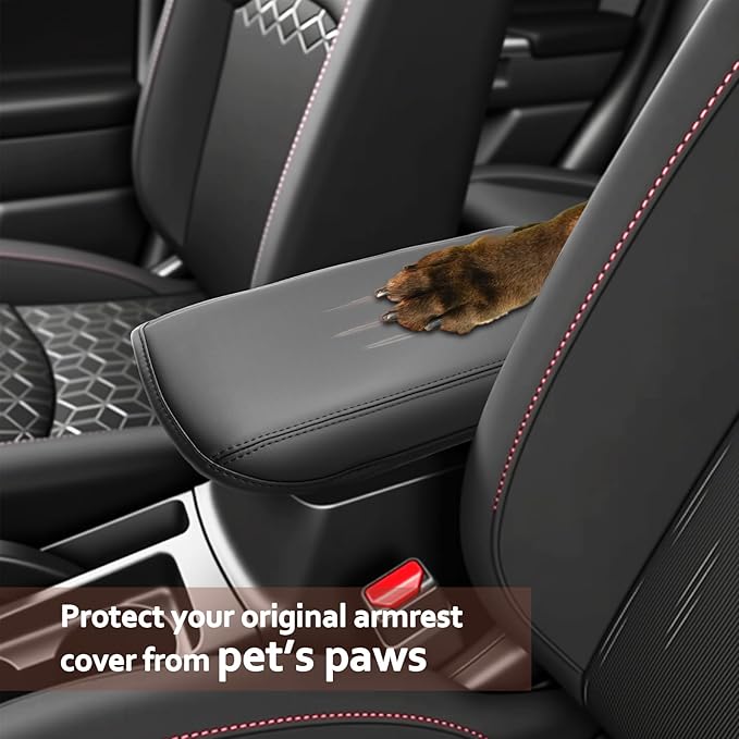 SKTU for 2025 2026 Mitsubishi Outlander Sport Center Console Cover for 2021-2026 Mitsubishi Outlander Sport Armrest Cover 2024 2025 2026 Outlander Sport Accessories Outlander Sport Console Cushion
