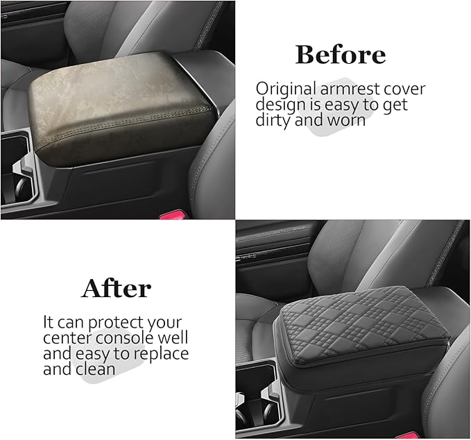 SKTU 2025 2026 4Runner Armrest Cover for 2025 2026 Toyota 4Runner Center Console Cover Toyota 4Runner 2025 2026 Accessories 2025 2026 4Runner Soft Center Console Cushion-Durable