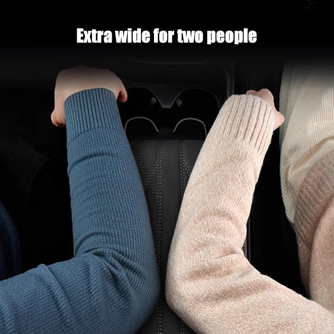 Car Armrest Pad for Audi SQ8/RS Q8 RSQ8 2019 2020 2021 2022 2023 2024 2025 Car Centre Console Armrest Padding Car Center Console Cover Pad with Memory Foam,Black, normal