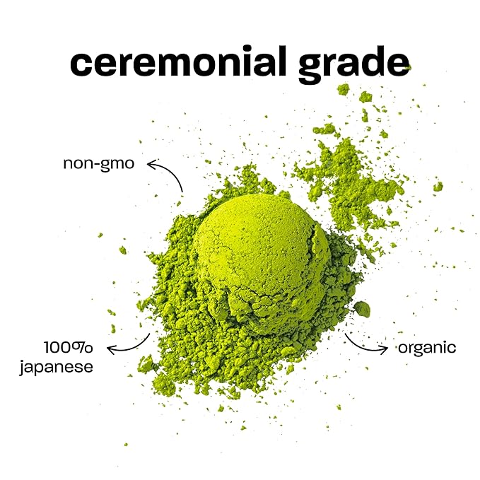 smul Ceremonial Grade Matcha Powder – Organic Matcha Powder 100% Japanese – Matcha Unsweetened – Smooth & Antioxidant-Rich - Clean Energy & Focus – Non-GMO, Vegan, Gluten-Free, 30–37 mg Caffeine – 30g