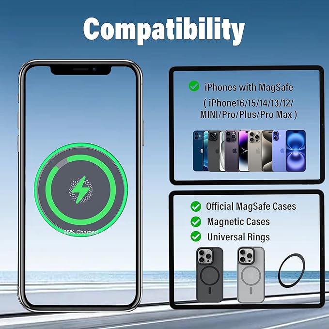 Car Phone Holder for 2022-2025 Land Rover Defender Accessories Apply to 11.4 Inch Screen 15W Fast Wireless Charger Screen Fixed Clip Cell Phone Mount Hands-Free 360 Degree Rotation