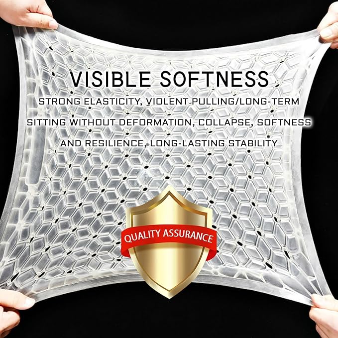 Car Seat Cover Cushion, Seat Protector Pad, Gel Chair Cushion for Front & Back Seats, Universal Non-Slip Breathable Comfortable Chair Covers for Cars SUVs Trucks Office Wheelchair (Pink)