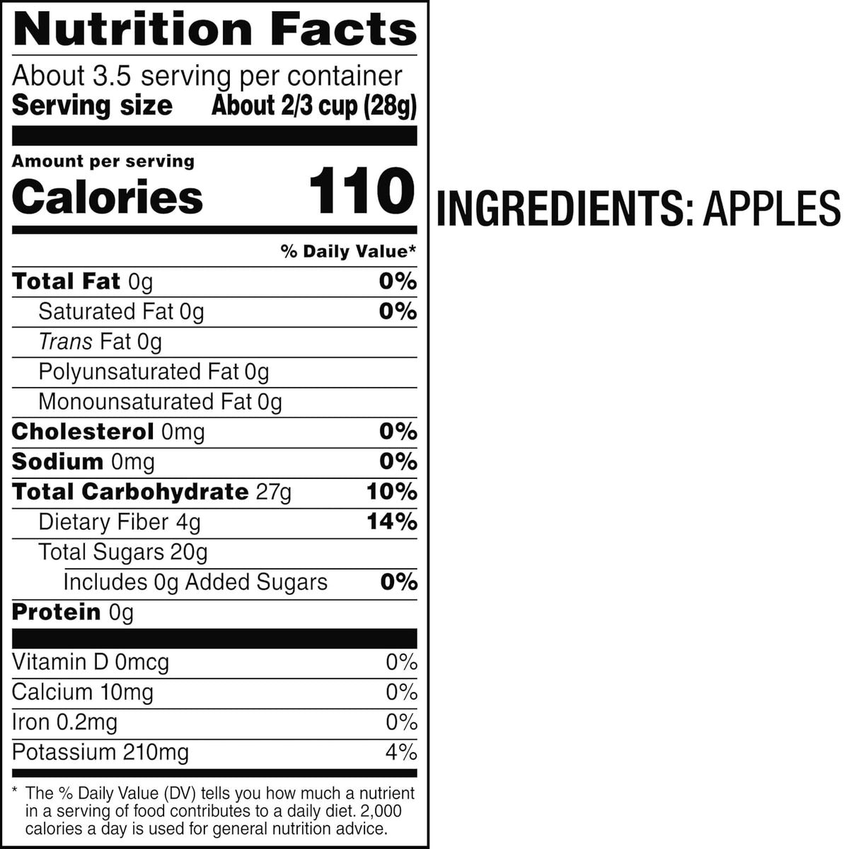 bare Baked Crunchy Apple Chips, Fujis & Reds, 3.4oz Bag