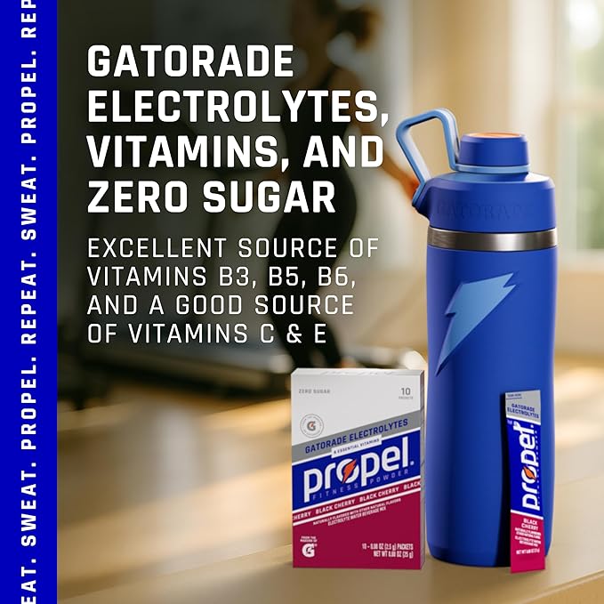 Propel Powder Packets, Black Cherry (Pack of 120)