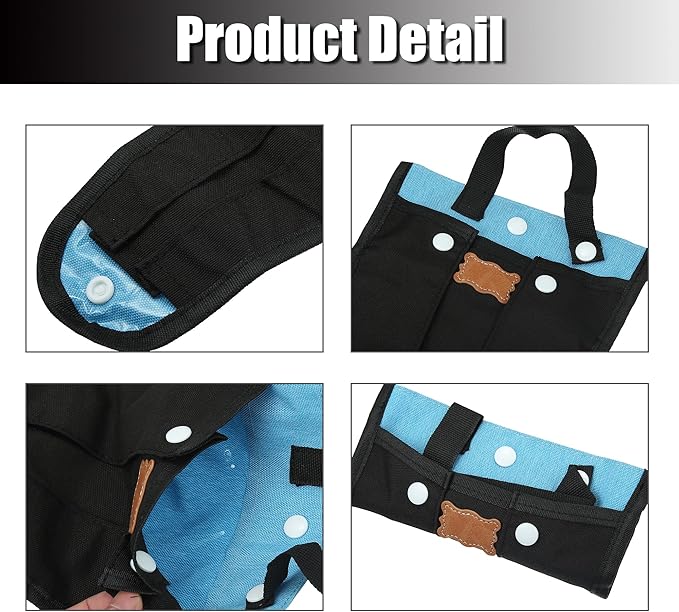 X AUTOHAUX Multifunction Car Truck Back Seat Umbrella Storage Holder Hanging Waterproof Organizer Bag Black