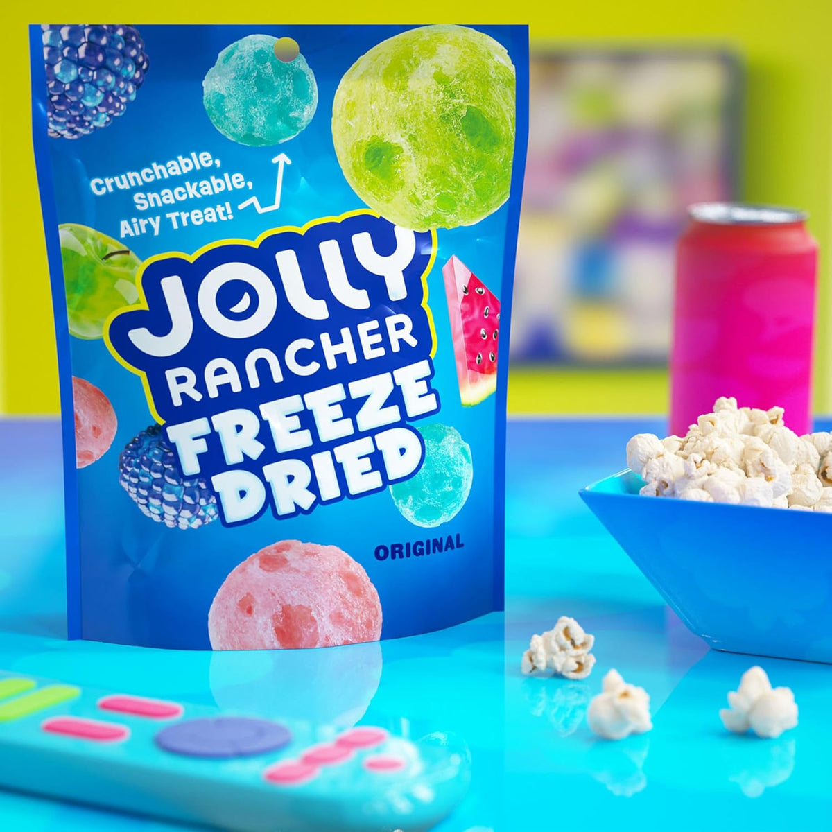 Jolly Rancher, Freeze Dried Original Fruit Flavored Candy Bag, 3.1 Ounce