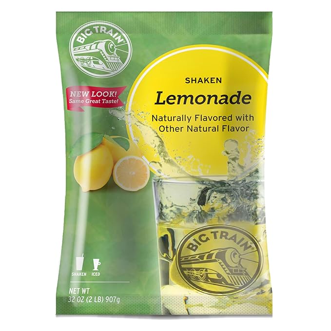 Big Train Shaken Lemonade Beverage Mix, 2 Pound (Pack of 1)