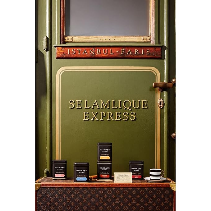 Selamlique Istanbul Turkish Coffee (4.40oz) Ultra Fine Ground (Dark Roast)