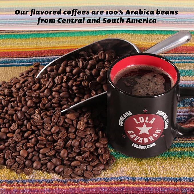 Lola Savannah Texas Pecan Whole Bean Caffeinated Coffee, 2lb