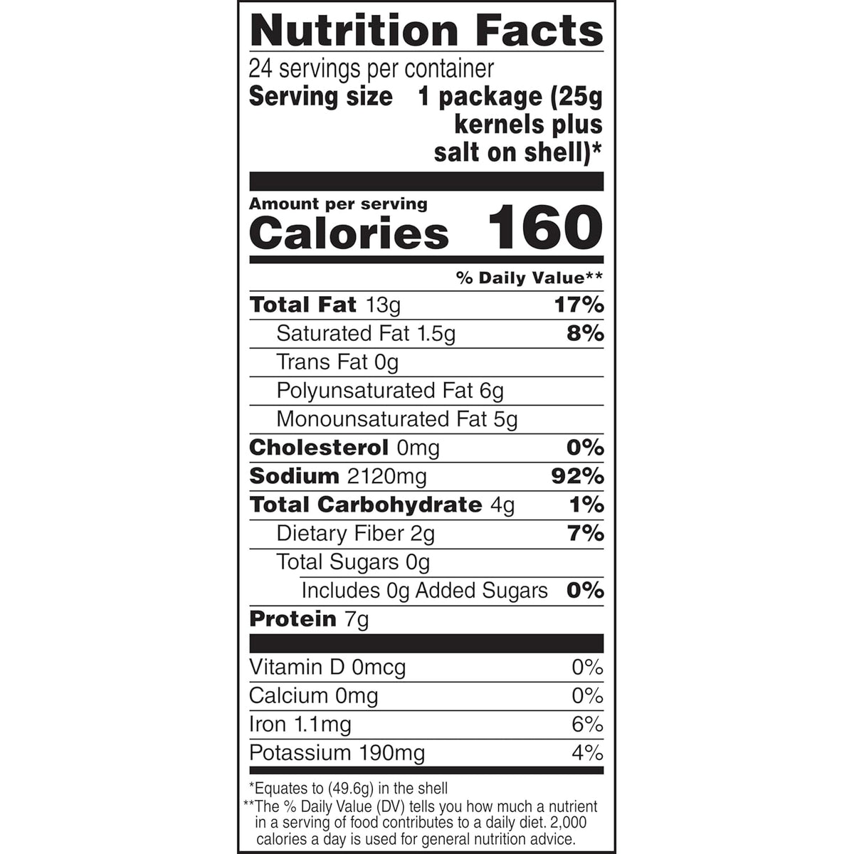 DAVID Sunflower Seeds, Original Flavor, 1.75 oz. (Pack of 24)