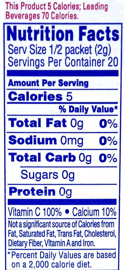 Crystal Light On The Go Sunrise Classic Orange Drink Mix - 10 Count (Pack of 1)
