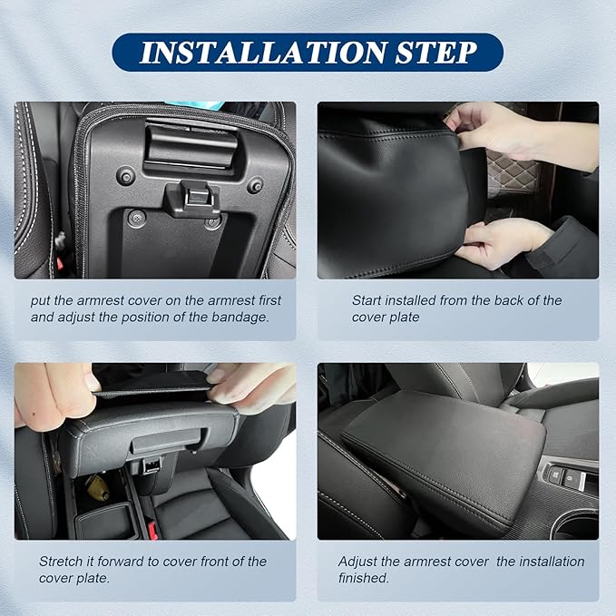 BIBIBO for 2025 Toyota Tacoma Accessories Center Console Cover 2024 2025 Toyota Tacoma Armrest Cover 2024 Tacoma Console Lid 2024 2025 Toyota Tacoma Arm Rest Pad Seat Box Cover Tacoma 2024