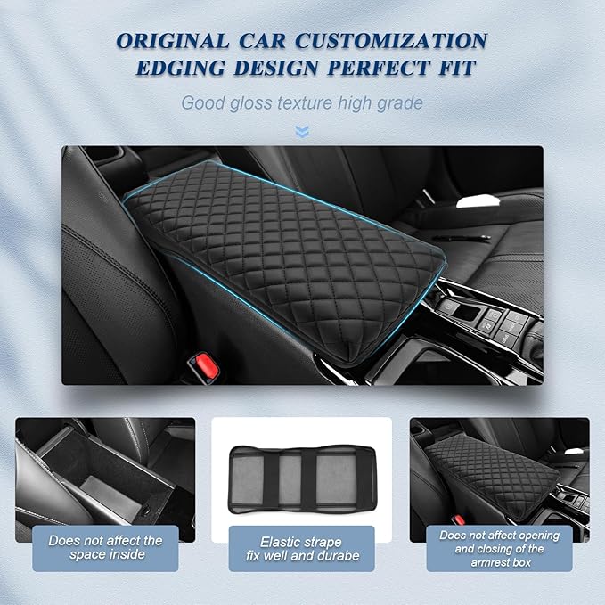 BIBIBO for 2025 2026 Toyota Camry Center Console Cover 2025 2026 Toyota Camry Console Lid,2025 Camry Arm Rest Pad Seat Box Cover,Toyota Camry Interior Accessories 2025 Camry Arm Rest Cover 2025 Camry