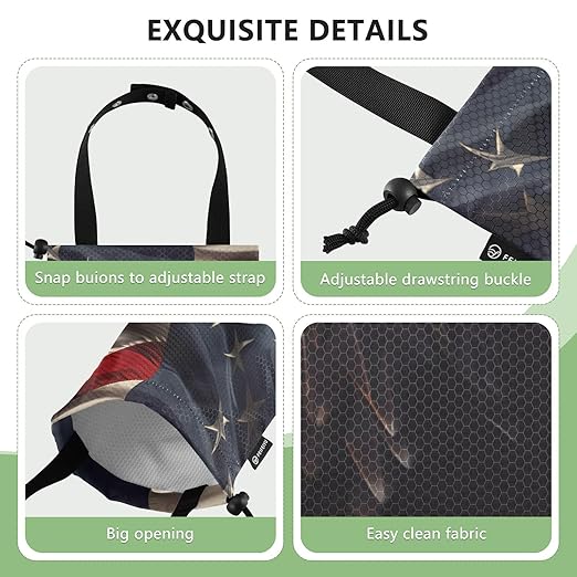 ALAZA Hanging Car Trash Bags Garbage Bag Trash Can for Back Seat Small Glede 1 Washable Storage Bag Retractable 2 Pack