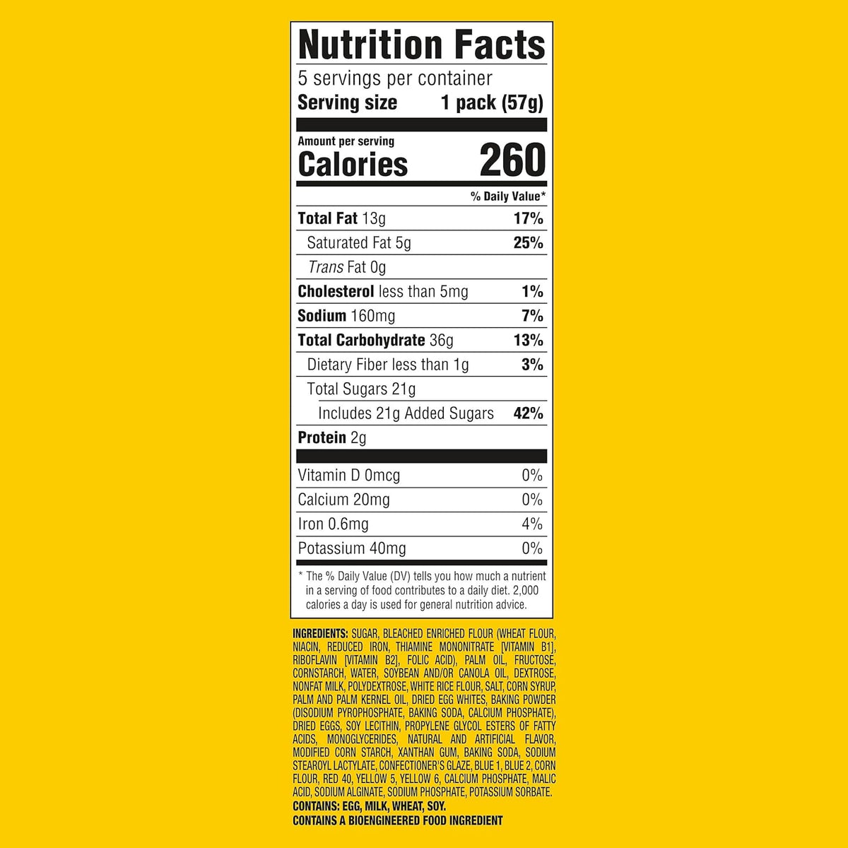 OREO Cakesters Confetti Cake Soft Snack Cakes, 5-2.02 oz Snack Packs
