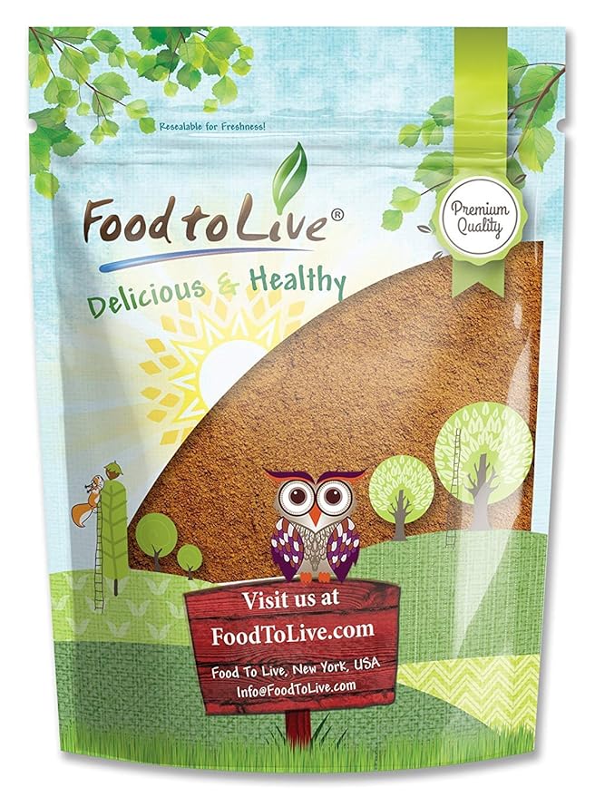Food to Live Cacao Powder – 1 Pound, Raw, Unsweetened, Kosher, Vegan Superfood, Keto, Paleo Friendly, Sirtfood, Bulk, Cocoa Powder for Baking, Smoothies, Hot Chocolate, Confectionery, Coffee