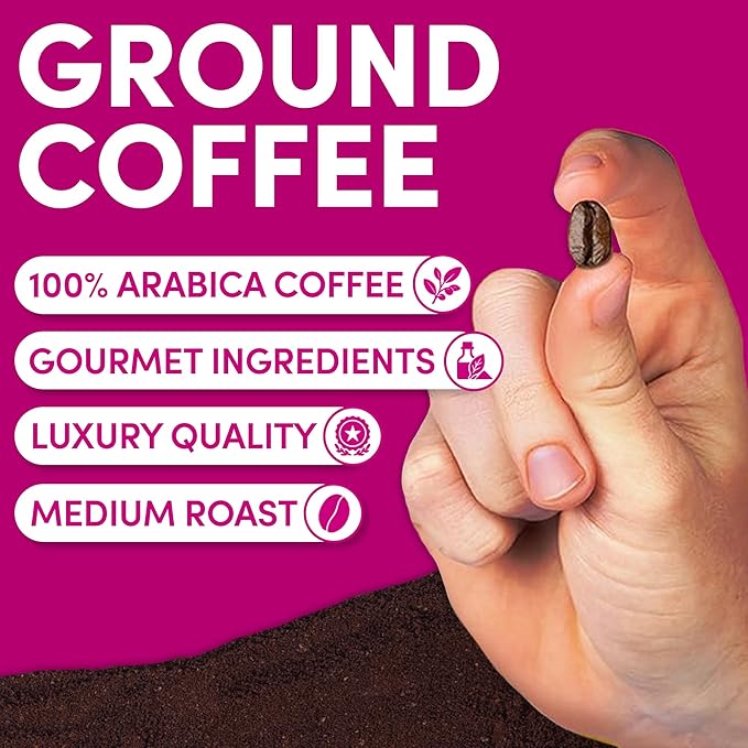 Jamaican Me Crazy Ground Coffee | Tropical Flavored Coffee Medium Roast | Vanilla Caramel Rum Inspired Flavor | Gourmet Specialty Grade | 12 oz