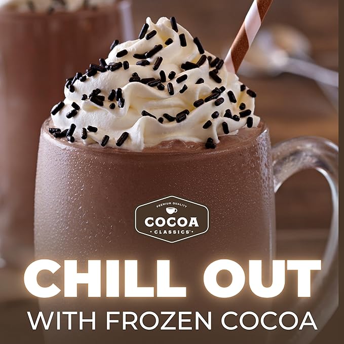 Cocoa Classics Mint Cocoa Mix, Hot Chocolate, Made with Nonfat Milk, Just Add Hot Water, Make Hot or Iced Cocoa, Gluten Free & Kosher Dairy Friendly, 14.8 oz Pouch (Pack of 1)