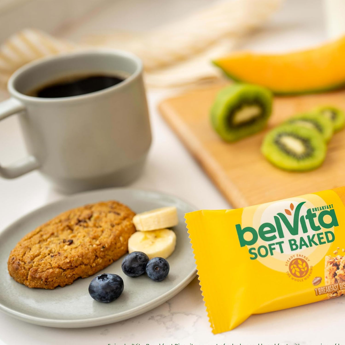 belVita Soft Baked Breakfast Bars Variety Pack, Banana Bread and Oats & Chocolate, 3 Boxes of 5 Packs (1 Biscuit Per Pack)