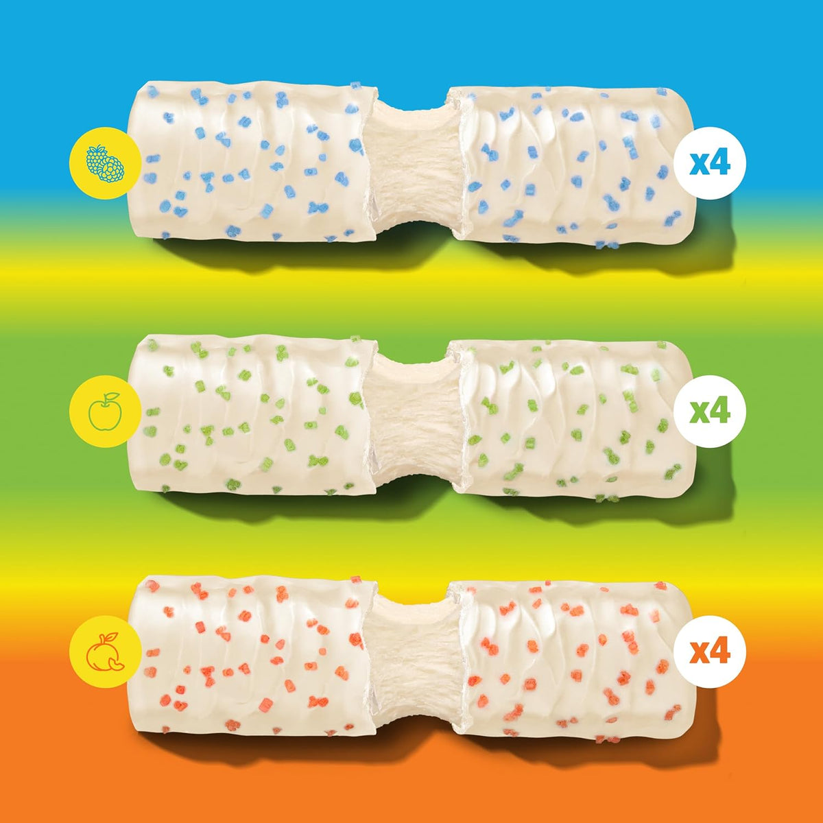 BUILT Bar Sour Puff Protein Bars - Variety Pack - 16g Protein Snack Bars with Collagen - Calorie Conscious & Gluten Free - 12 Count