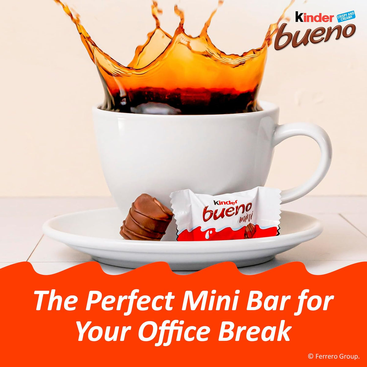 Kinder Bueno Mini Chocolate Bites with Crispy Wafer and Hazelnut Cream, Individually Wrapped, Party Pack, 23.8 oz
